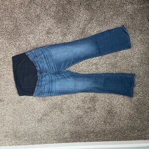 Isabel Maternity by Ingrid & Isabel Dark Blue Boot Cut Jeans